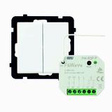 Zestaw łącznika bezprzewodowego do sterowania oświetleniem, do systemu F&F- kolor biały