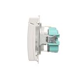 Simon Basic Gniazdo wtyczkowe Schuko do wersji IP44 16A 250Vzaciski śrubowe biały BMGSZ1B.01/11 BMGSz1B.01/11 KONTAKT