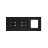 Simon 54 Touch Panel dotykowy S54 Touch 3 moduły 4 pola dotykowe + 4 pola dotykowe + 1 otwór na osprzęt S54 zastygła lawa DSTR3440/73 KONTAKT