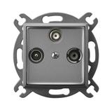 ARIA Gniazdo RTV-SAT końcowe - kolor szary mat