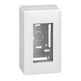 Simon Connect Obudowa natynkowa S500 1-modułowa 2x K45 kompletna aluminium