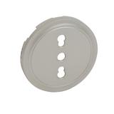 CELIANE - PLAKIETKA GNIAZDA 2P+Z STANDARD WŁOSKI TYTANOWY, Legrand