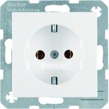 BERKER B.X/S.1 Gniazdo SCHUKO z uziemieniem biały 41438989 HAGER