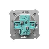 Simon Basic Łącznik schodowy podwójny 10A 250V zaciski śrubowe satynowy BMW6/2.01/29 KONTAKT