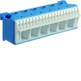 QuickConnect Blok samozacisków neutralny niebieski 6x16+20x4mm2 szer.105mm KN26N HAGER