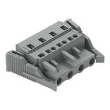 MCS-MIDI Classic gniazdo 4-bieg. szare raster 7,5 mm /50szt./ WAGO