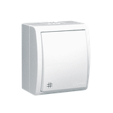 Simon Aquarius Łącznik krzyżowy bryzgoszczelny IP54 10A 250V zaciski śrubowe biały AQW7/11 KONTAKT