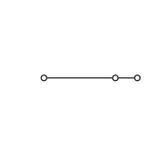 Złączka szynowa 3‑przewodowa 16mm2 szara 283‑671 /20szt./ WAGO