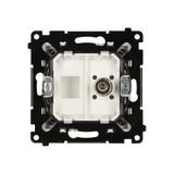 Simon 55 Gniazdo ekwipotencjalne pojedyncze Jasnoszary mat