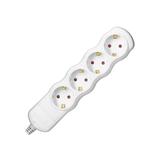 Rozgałęźnik wielogniazdowy 4x2P+Z Schuko biały OR-AE-13264(GS)/W ORNO