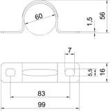 605, OBEJMY MOCUJĄCE 60MM OC.GAL