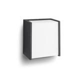 Macaw wall lantern black 1x3W SELV