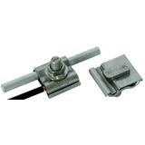 Zacisk uziemiający UNI, M10, do drutu 8-10 mm i przewodu PE 4-50 mm2, NIRO