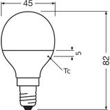 LC CL P40 4,9W 840 230VFR E14 antybakteryjna lampa LED LEDVANCE