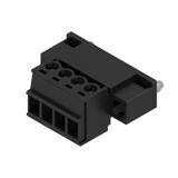 SCZ 3.81/04/180FI SN BK BX Wtyk PCB (złącze wiązki), 3.81 mm, Liczba biegunów: 4, Przyłącze z jarzmem /50szt./ 1970720000 WEIDMÜLLER