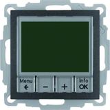 BERKER B.X Regulator temperatury ze sterowaniem czasowym z stykiem zwiernym i elementem centralnym a