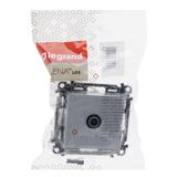 VALENA LIFE GNIAZDO TV KOŃCOWE ALUMINIUM , Legrand