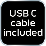 Latarka czołowa akumulatorowa 500 lm USB COB LED