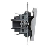 Suno Przycisk Pojedynczy - 6A - 250V - Zaciski Automatyczne Aluminium 721309 LEGRAND