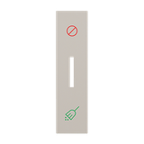 LIVING NOW - KLAWISZ  NIE PRZESZKADZAĆ / SPRZĄTNĄĆ POKÓJ  - 1 MODUŁ - PIASKOWY BEŻ, Bticino