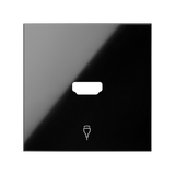 Simon 100 Pokrywa gniazdo HDMI pojedynczego czarny