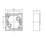 IMPRESJA Puszka instalacyjna pojedyncza - kolor biały