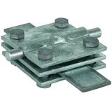 Zacisk krzyżowy z przekładką, St/tZn