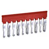 ESH-EFB.2/10/R Zwieracz wtykowy izolowany 10-torowy (czerwony)