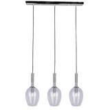 Milagro lampa wisząca Tango Clear 3xE14 chrom ML6164