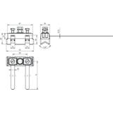 Obejma taśmowa do rur 6 mm do 3/4", wersja Ex, stal nierdzewna NIRO