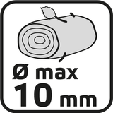 Sekator ogrodowy uniwersalny 185 mm, średnica cięcia 10 mm