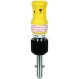 Adapter do drążków uziemiających SQL, długi, z trzpieniem z poprzecznym kołkiem