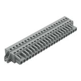 MCS-MIDI Classic gniazdo 22-bieg. szare raster 5 mm /10szt./ WAGO