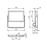 PILA BVP008 50W 4000K MDU Naświetlacz