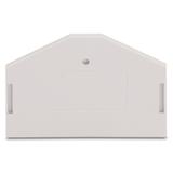 ścianka końcowa jasnoszara