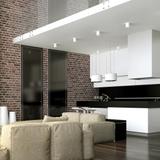 CHLOE GU10 IP20 tuba biała złota oczko nieregulowane