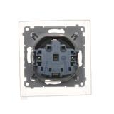 Simon 54 Gniazdo Schuko IP44 z przesłonami z uszczelką ramki 16A z. śrub. klapka transp. antracyt