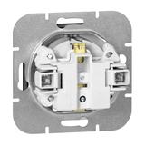 Gniazdo pojedyncze podtynkowe 2P+Z Schuko Pearl, 16A, 250V, PT-17P, czarny