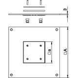 DUF250-3DAT, POKRYWA MONTAŻOWA