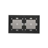 Simon 54 Touch Panel dotykowy S54 Touch 2 moduły 1 pole dotykowe+1 pole dotykowe srebrna mgła