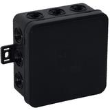 Puszka n/t CLICK IP54 12 przepustów kablowych 85x85x41mm czarny 50 szt. OR-JB-13803/B/50 ORNO