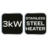 Nagrzewnica elektryczna 3kW przemysłowa