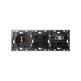 Simon 100 Zestaw 3-krotny: 1 gniazdo+ 1 HDMI+1 USB+1 TV końcowe+1 RJ45 cat 6