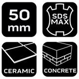 Dłuto SDS Max 50x400mm 25 st, GRAPHITE 57H550 GTX 57-550 GTX Poland