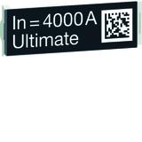ACB HW4 Wtyczka z oznaczeniem znamionowym wyłącznika 4000A Ultimate