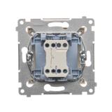 Simon 54 Przycisk „dzwonek” 10A szybkozłączka kremowy