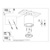 Sollux Plafon ceramiczny KALU SL.0841