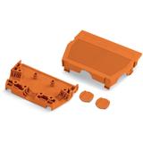 obudowa zabezpieczająca przewody 16-bieg. pomarańczowa raster 5,08 mm