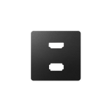 Simon 82 Pokrywa do gniazda USB+HDMI grafit 8201095-038 KONTAKT