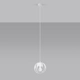 Lampa wisząca TULOS 1 biała